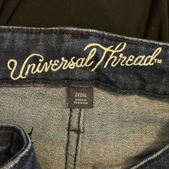 Universal Thread Women's Dark Denim High Rise Skinny Jeans Size 2 - Picture 4 of 6